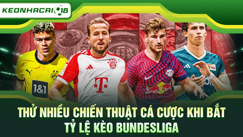 Thử nhiều chiến thuật cá cược khi bắt tỷ lệ kèo Bundesliga